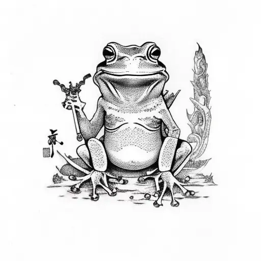 Frog With Yhorm The Giant Outfit And Machete