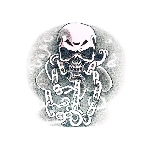 Grim Reaper With Chains