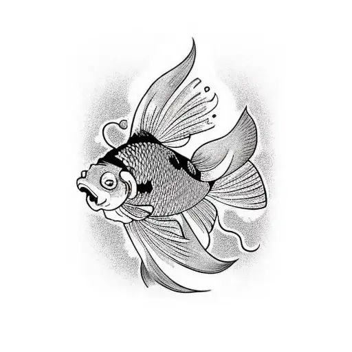 Forearm Sleeve Koi Fish Stream Three Eyes The Simpsons