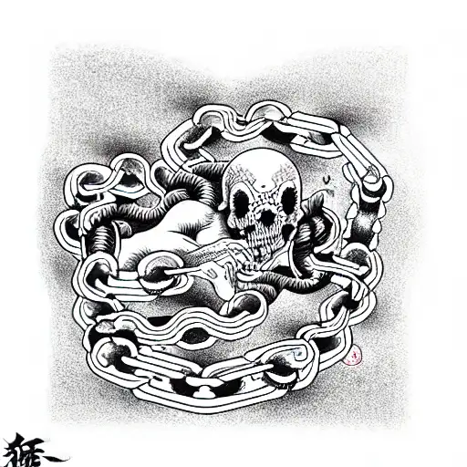 Death In Chains In Fire