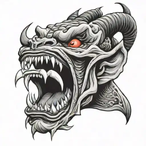 Demon With Big Mouth