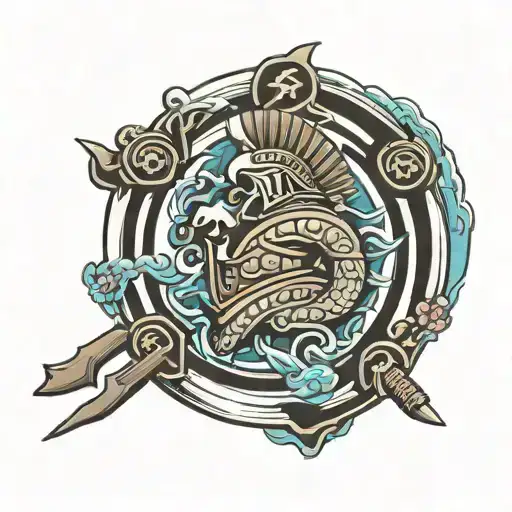 Spartan Symbol And Related To Balance Scale