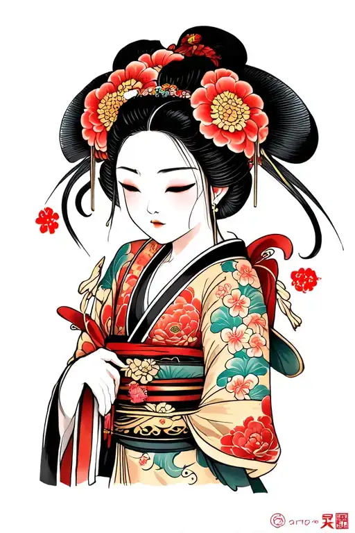 In Column Cartoon Jap Style