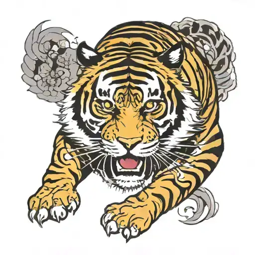 Tiger Wearing Brazilian Jiu Jitsu Gi