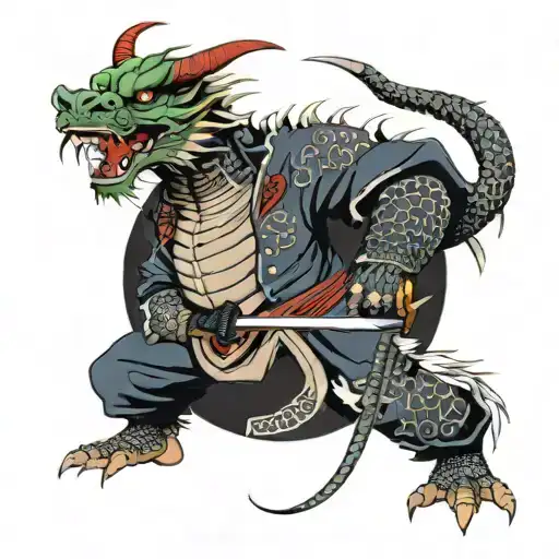 Dragon Samurai Warrior