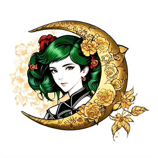 Sailor Jupiter Moon Black