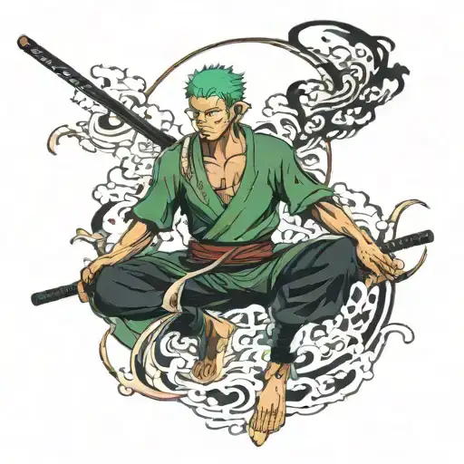 Roronoa Zoro With Glowing Eyes