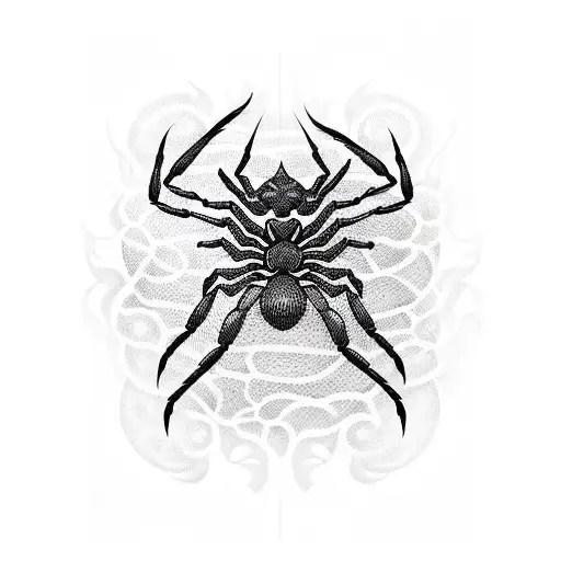 Spider And Dragon And Spider