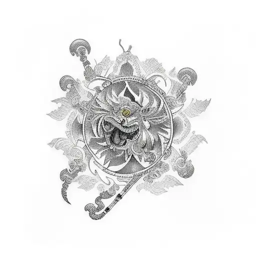 Catholic Simbols And Ukrainian Patherns