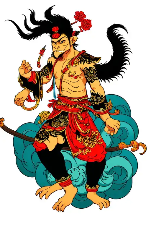 Sun Wukong Full Body Cloud Step