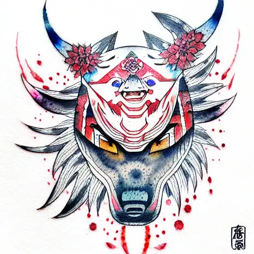 Princess Mononoke Watercolor