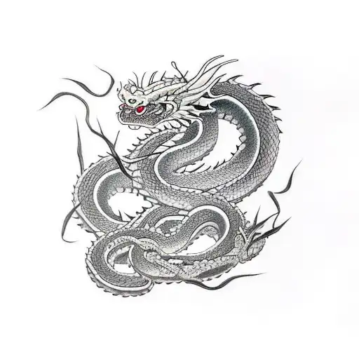Dragon And Snake Japanese