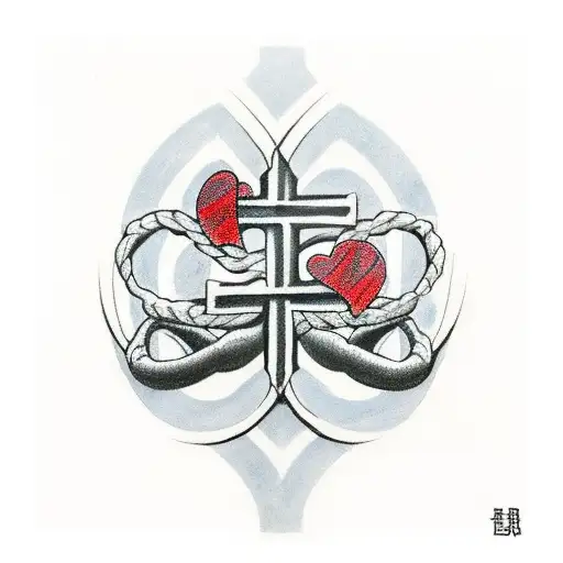 3 Cross With Scorpio And Broken Heart For Female