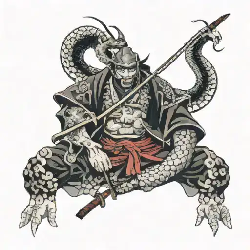 Snake Samurai Anime Death