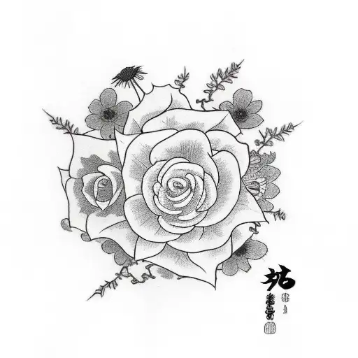 Punpun From Manga With A Little Flower