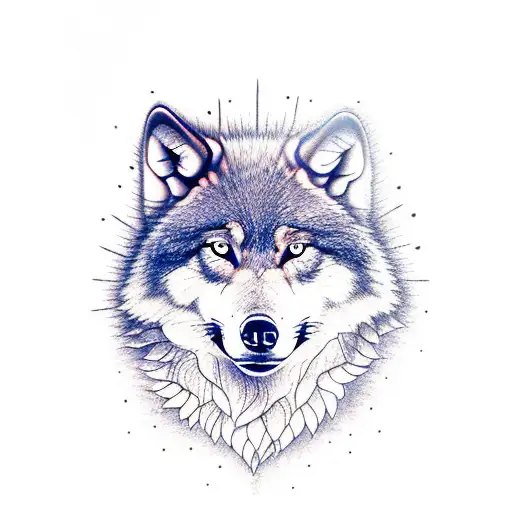 Young Wolf Becoming Old Strong Wolf