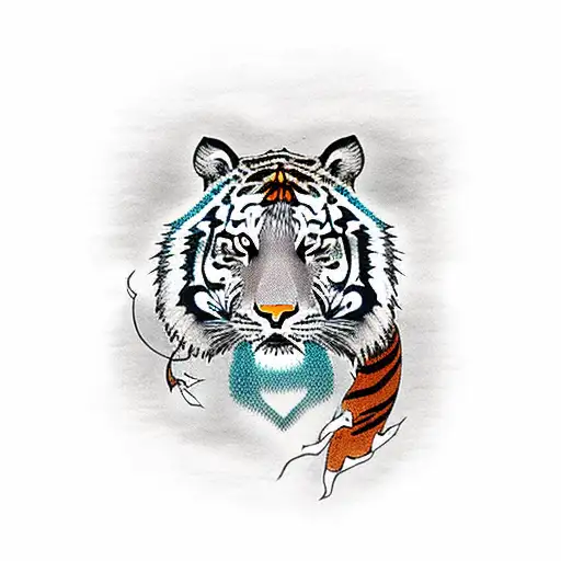 Tiger With Tornado
