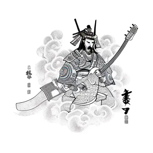 Samurai With Guitar