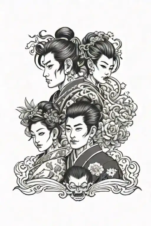 4 Brothers And Parents And Wife