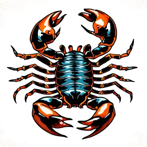 Scorpion With A The Number 30