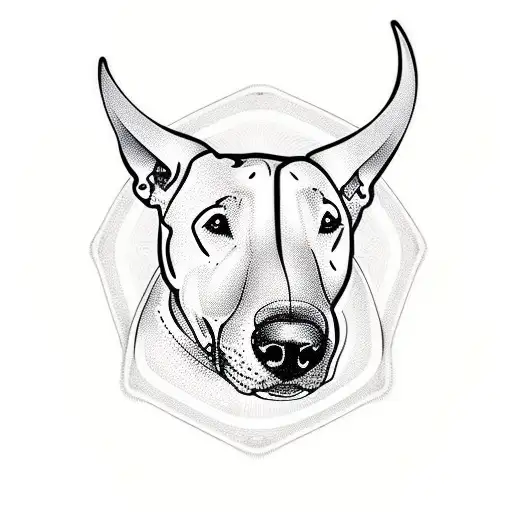 Bull Terrier With