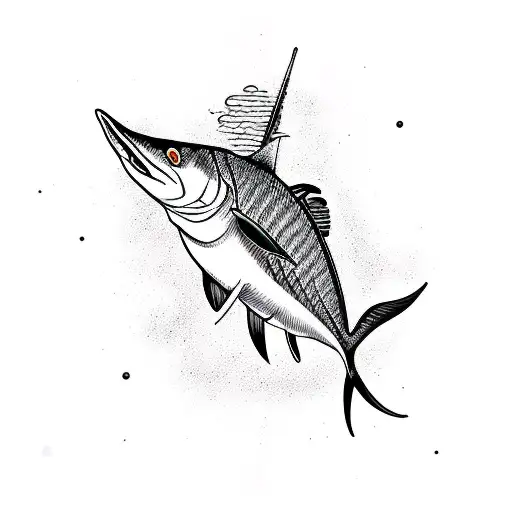 Swordfish With Anchor