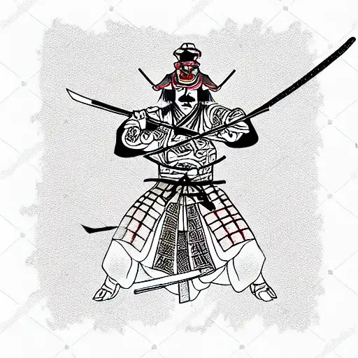 Samurai With Sword