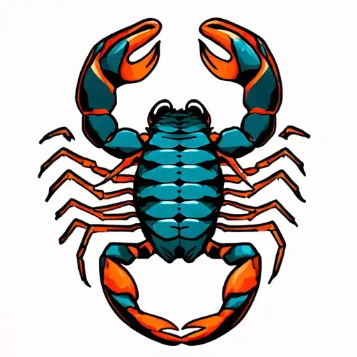 Scorpion With A The Number 30