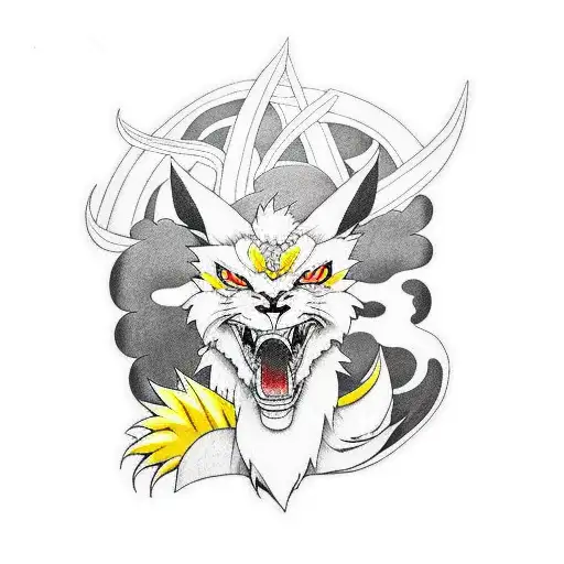 Kurama And Naruto And Minato