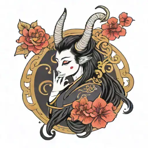 Small Dainty Capricorn Libra