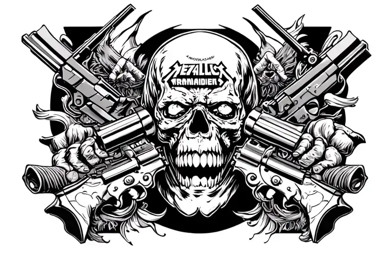 Metallica Iron Maiden And Guns