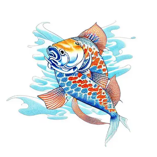 Koi Fish Spotted Trout