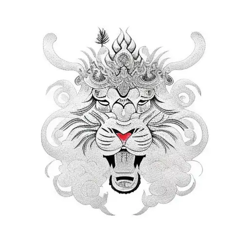 Balinese King Lion