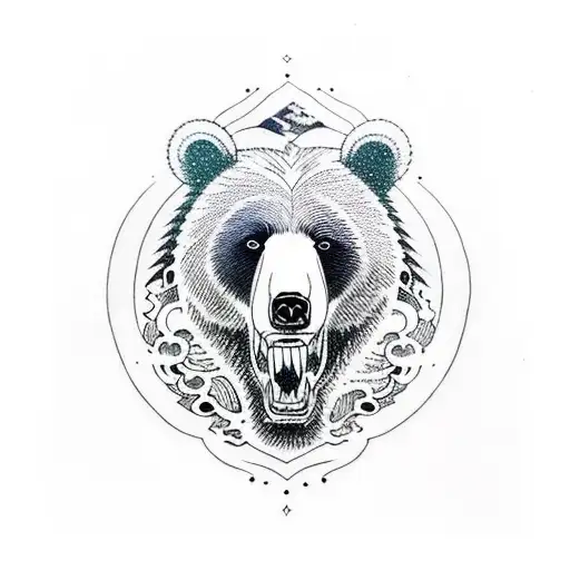 Bear Defending His Own