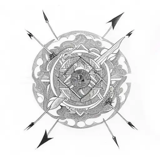 Arrow Through Yin Yang