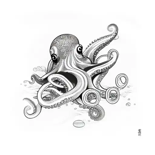 Octopus Attacking Diver