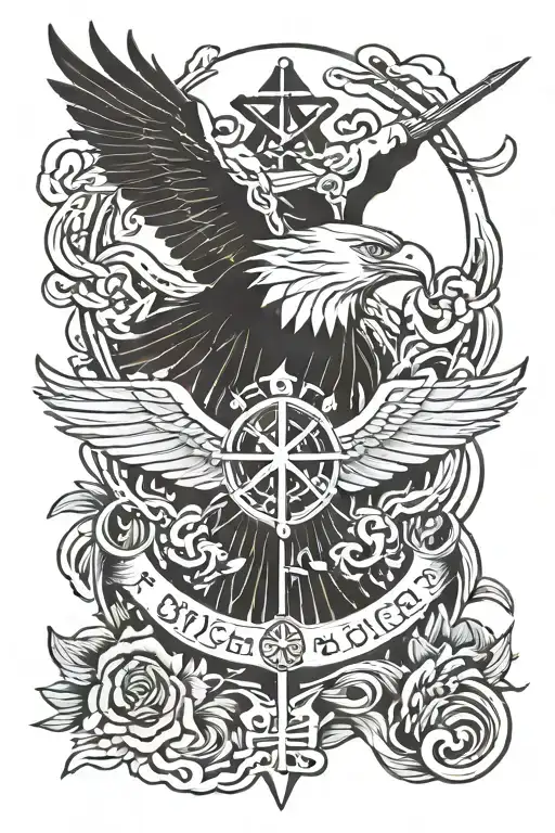 Anchor Eagle Arrow