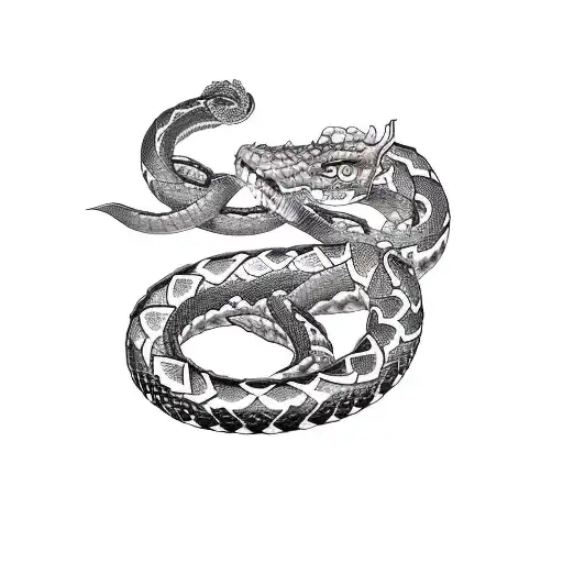 Midtgardsormen Serpent Smoke Clouds Black And White For Sleeve And Back