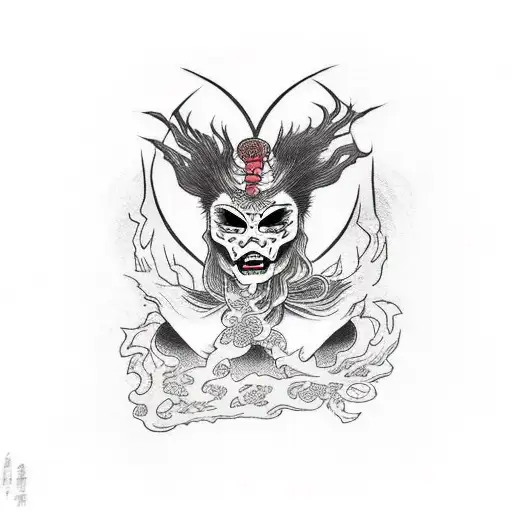 Burning Witch On A Stake