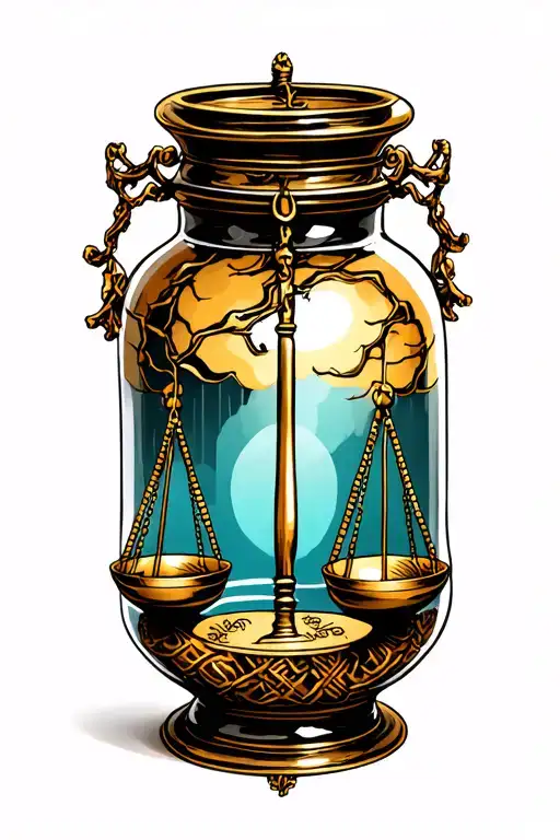 Kintsugi Jar Libra Scales