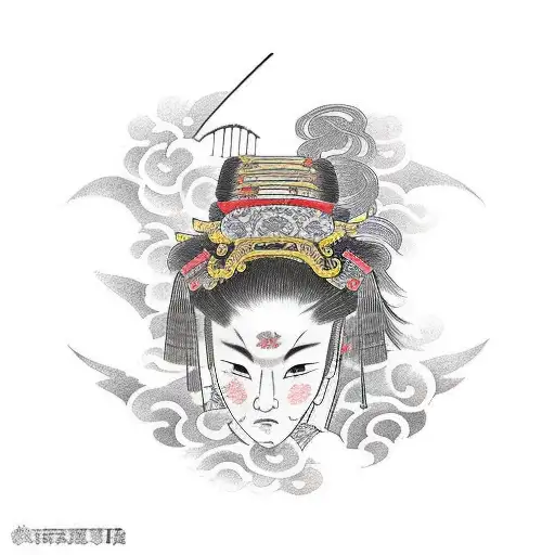 Half Samurai Half Japanese Woman