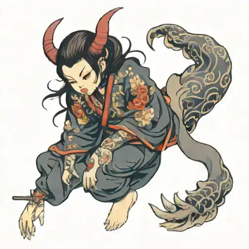 Demon Girl Japan Girl