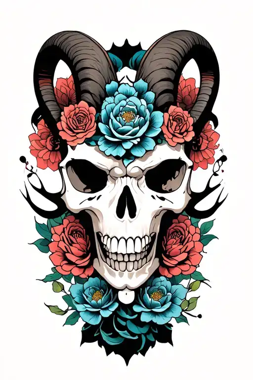 Aries Skull Mysterious