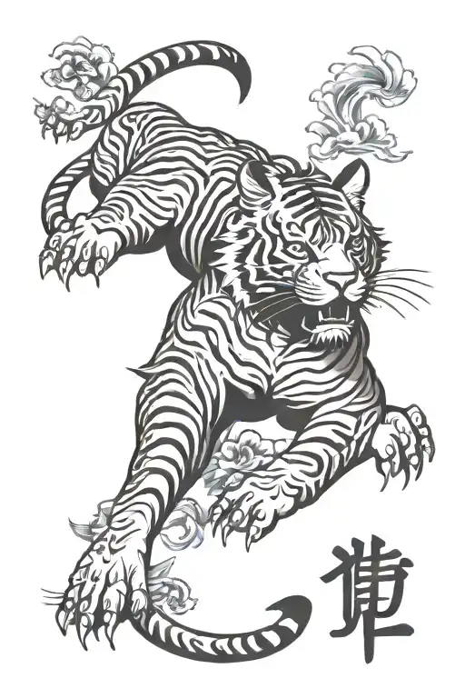 Zodiac Virgo And Year Of Tiger Emerging