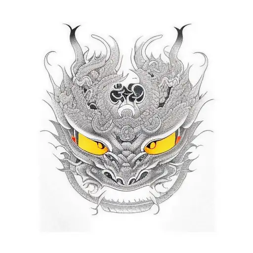 Onni Mask With Dragon