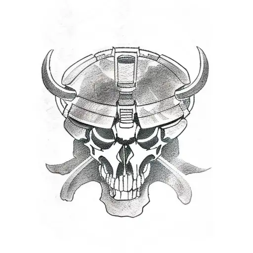 Halo Difficulty Shield With M4 Rifle And Tauren Skull