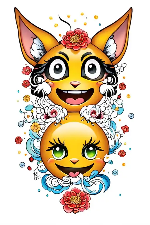 Happy And Crazy Bursting Emojis