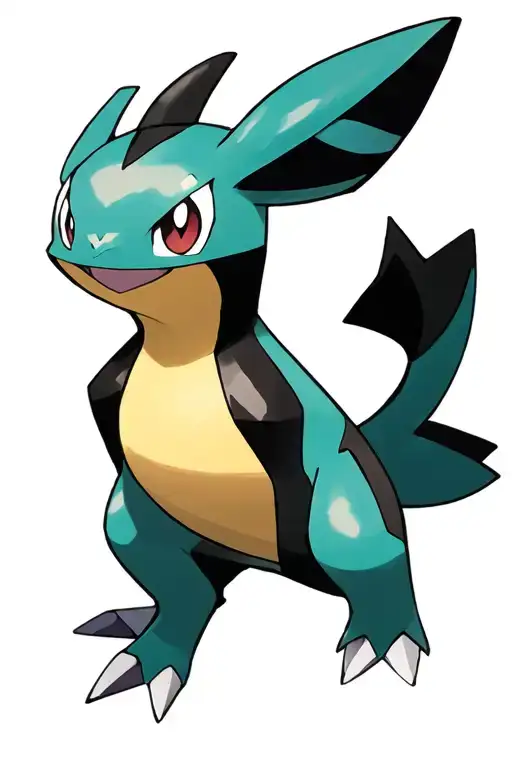 Shiny Toxicroak Pokemon Character