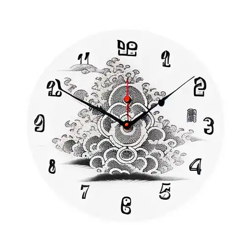 Clock With Background