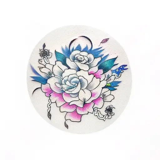 Floral Watercolour Forearm